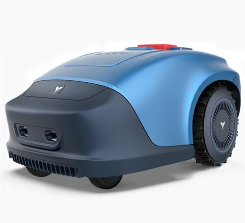 ZHLINGQ Robot Tagliaerba con Sensori di Ostacolo E Sollevamento per Prati Fino a 1000 M², Pendenza 33%, Ultra Silenzioso, Controllo Bluetooth, Facile da Installare, Protezione Antifurto