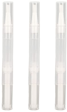 Tomma Nagelband Oilpennor, Påfyllningsbar Nagelband Oilen Penna Påfyllningsbar Nagelolja Pen Tom Roterande återanvändbar Nagelolja Tillväxt Vätskepenna 3 Pack 2,5 Ml Transparent Twist Penns med