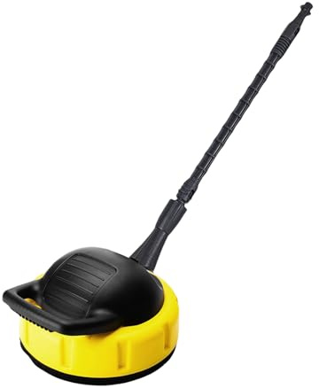Brosse de Lavage électrique - Nettoyeur Haute Pression pour, Brosse pour Nettoyeur Haute Pression pour Patio, | Nettoyeur à Pression rotative Ronde pour Surfaces Planes, Brosse rotative pour