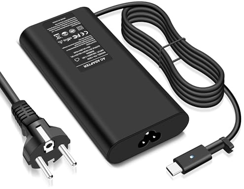 130W USB C Alimentatore per Dell XPS 17 15 9700 9710 9720 9500 9520 9575 Latitude 5420 5520 5531 7200 7410 9410 2-in-1 Precision 5470 5550 5560 5570 Inspiron 14 7420 Caricabatterie per laptop