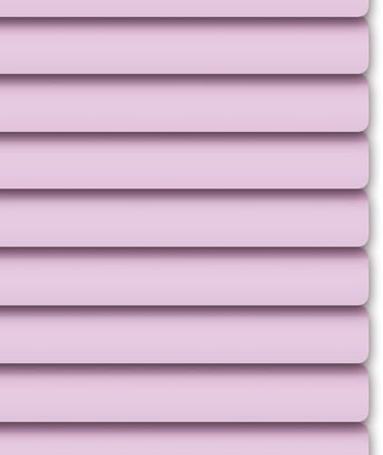 YZJTSXQHY Persianas de Aluminio Interior, Estores Veneciana Impermeable 25 mm, Cortinas protección Visual fácil Ajuste para Oficina Ventanas baño, Ancho 25 cm-215 cm, Fáciles de Instalar(Pink)