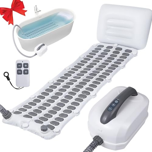 YSVORTOT Upgraded 2.0 Bathtub Spa,Bubble Bath Mat-Portable Bathtub Spa Mat - Electric Bubble Massage Mat with Remote Control, Simplicity of Operator,Help You Relax Both Physically and Mentally