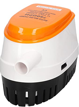 Pompa sommersibile Pompa elettrica Acqua automatica Acqua Mini 750 GPH DC 12V con interruttore a galleggiante per drenaggio della barca e circolazione dell'acqua