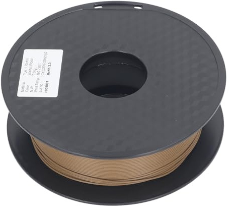 Haofy Lot de Filaments D' 3D en Bois de Noyer avec Matériau PLA de qualité Supérieure pour une Finition en Bois Véritable – Idéal pour les Amateurs D' 3D – Filament PLA de 1,75 Mm, adapté à un Usage