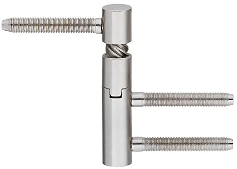 Gedotec 1x Türscharnier Zimmertür Einbohrband steigend Türband Variant 5450 - Anschlag: DIN rechts - Tragkraft bis 40 kg - MADE IN GERMANY - Scharnier Metall vernickelt Innentüren & Holztüren