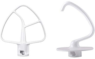 Kit de pétrissage et mélangeur plat d'origine pour robot de cuisine Kitchenaid 5KSM90, 5KSM45, 5KSM150, 5KSM125, 5KSM175, 5KSM185, 5K45SS, 5KSM156