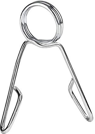 MinLia Kurzhantelstange, normale Langhantelstange, Schnallenverschluss, Federverschlüsse, Gewicht, Hantelstangenloch, Stahl-Clips, 2 Stück