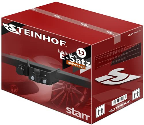 STEINHOF NEU Anhängerkupplung AHK starr kompatibel mit Iveco Daily 35C/50C 2006-2013 mit 13-polig Universal-Elektrosatz