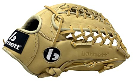 FL-127 REG Guante de béisbol de cuero de alta calidad Infield/Outfield/Pitcher, beige (para diestros, el guante se lleva a la izquierda) (REG (para diestros El guante se lleva a la izquierda))