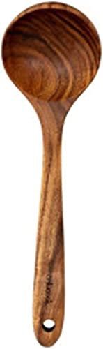 Cucchiai Utensili, Mestolo Di Legno Stoviglie Cucchiaio Di Legno for La Casa Cucchiaio Di Legno Grande Manico Lungo Cucchiaio Di Legno Stile Giapponese Cucchiaio D'acqua Cucchiaio Di Verdure Cucchiaio