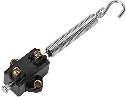 Aramox Interrupteur de Feu Stop de Frein, Interrupteur de Feu Stop Universel de qualité 12 V Normalement Ouvert à Tirer pour Faire, Interrupteur de Feu Stop de Frein Fiable