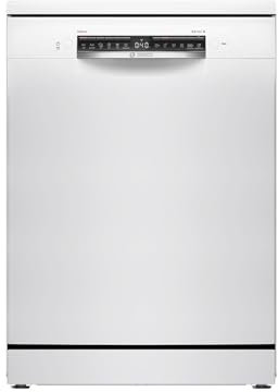 Bosch SMS4HVW00E Serie 4 Standgeschirrspüler, 60 cm breit, 14 Maßgedecke, Extra Trocknen, 3-fach Rackmatik, weiß