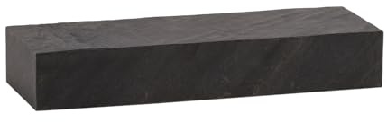 FineBuy Étagère murale Mango en bois massif/aspect pierre Étagère flottante rectangulaire Design moderne Étagère suspendue pour salon Anthracite