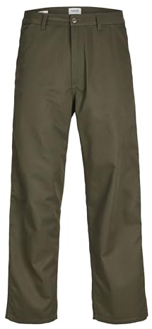 JACK & JONES Jpstalex Jjclean arbetsbyxor för män, OLIVNATT, 34W / 32L