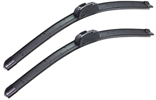 AMGASMG 2pcs Car Windshield Wiper Blade for Chevrolet Avalanche 2002-2006, Front Window Windscreen Wipers Blades Replacement Set, 22+22, Auto Accessories