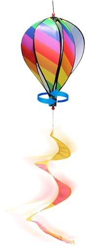Pesoncarl Heißluftballon Wind Spinner farbenfrohe Heißluftballon Dekorationen hängende Wind Spinner rotierende Heißluftballon Mehrzweck Wind Spinner, Wind Spinner