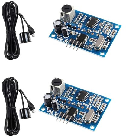 2 Stück 5V JSN-SR04T Ultraschallsensor Wasserdicht Modul | Mit Wasserdichtem Sensor Ultraschall-Entfernungsmessmodul2 Stück 5V Ultraschallsensor Wasserdicht Modul JSN-S
