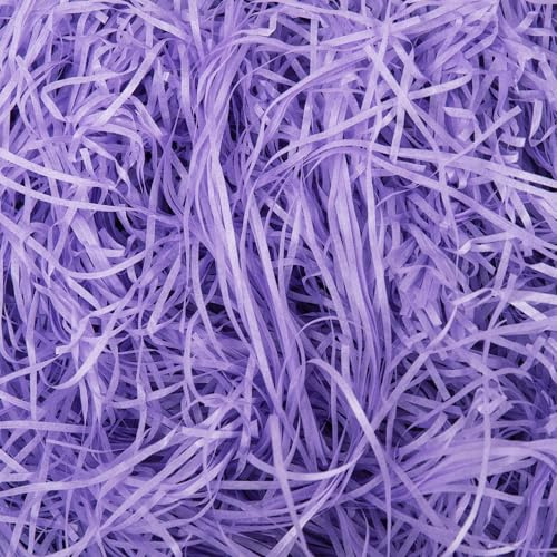 1 kg de papier déchiqueté violet, papier déchiqueté pour boîtes cadeaux et paniers, idéal pour le remplissage de paniers, convient à toutes les occasions