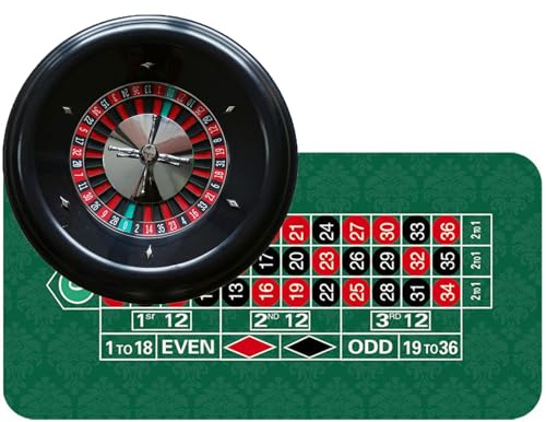 Generisch Hölzernes Roulette-Rad Roulette Aus Plastik Tischspiel Plattenspieler Roulette Radsatz Roulette Spiel Casino Set Roulette Rad Lässige Tischspiele Für Kinder Und Erwachsene,Without pad