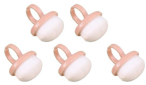 5pcs Nail Ring Dust Brush Nail Art Dust Cleaner Brush Ring Shape Nail Brush Cleaner Nail Brush Nail Supplies