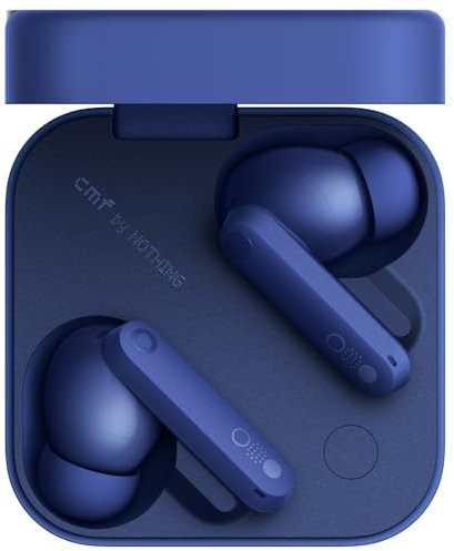 CMF by Nothing Buds Pro 2 Auricolari wireless con Audio HiFi, Cancellazione attiva del rumore ibrida da 50dB, 6 microfoni HD e Effetto audio spaziale, 2025 - Blu