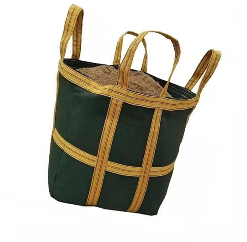 Bolsa de elevación con eslinga de nailon: bolsas de elevación reutilizables y duraderas, bolsa de vela tejida para grúas, plataformas y montacargas, para herramientas de manipulación industrial(50 X 5