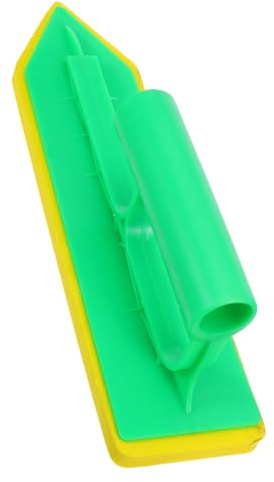 Hoement Frattazzo per Piastrelle con Spugna per Fughe Utensile per Stucco e Sigillante Cazzuola per Piastrellatura con Manico Ergonomico Pulizia Professionale per Pavimenti e Bagni