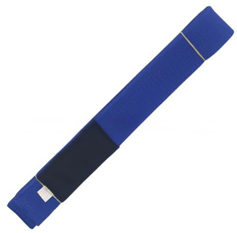 SageFurned Cinturón brasileño de Jiu Jitsu con manga a rayas, cinturón de entrenamiento de algodón para artes marciales para hombres y mujeres, 215-315 cm (blanco/morado/marrón/negro/azul)
