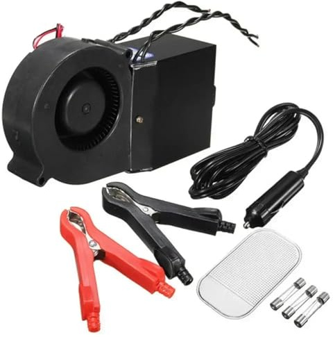 Calentador de Aire Diésel Calentador de coche portátil, potente, de doble turbina, de 12 V, 150 W-350 W/24 V, 300 W-500 W, con calefacción rápida y descongelación. Calefaccion estacionaria diesel(12V)