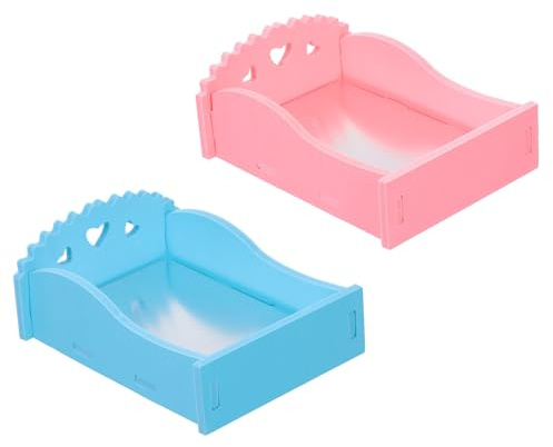 ABOOFAN Cama para Hámster de Verano 2piezas Alfombra Refrescante Portátil de PVC para Mascotas Pequeñas Adecuada para Relajarse Color Aleatorio