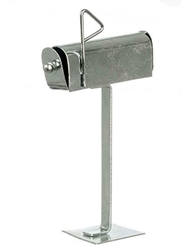 Puppenhaus Aluminium Briefkasten Box Miniatur 1:12 Gartenzubehör