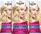 Palette Intensiv Creme Coloration 100/L6-0 Ultrablond Stufe 3 (3 x 125 ml), Permanenter Aufheller für strahlende, langanhaltende blonde Haarfarbe, Anti-Gelbstich-Effekt
