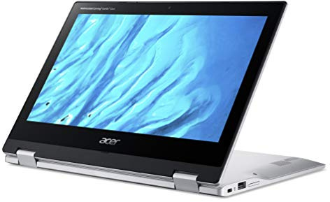 Acer Chromebook Spin 311 convertible de 29.5 cm HD IPS Touch, procesador MediaTek MT8183, 4 GB de RAM, 32 GB eMMC, Chrome OS, plateado, CP311-3H-K4S1