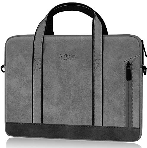 Alfheim 14 Zoll Laptop Hülle Tasche für 14 Zoll Notebook | Wasserdicht Laptophülle Stoßfest Reisen/Business Laptop Sleeve mit Taschen, Kompatibel mit 15 MacBook Air M4 M3 M2 M1
