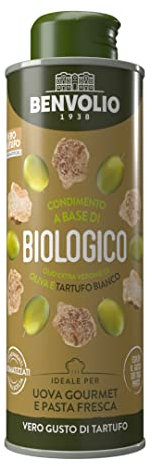 BENVOLIO - Huiles d'liOve Extra Vierges Aromatisées Biologiques | 250 ml | (Truffe blanche)