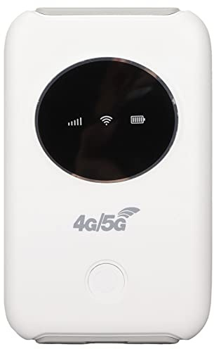 Tragbarer 4G-WiFi-Router, 150 Mbit/S WLAN-Hotspot CAT4 Mobiler Internet-Router, Reiserouter, SIM-Karte mit 3200-mAh-Akku, Unterstützt 10 Benutzerverbindungen