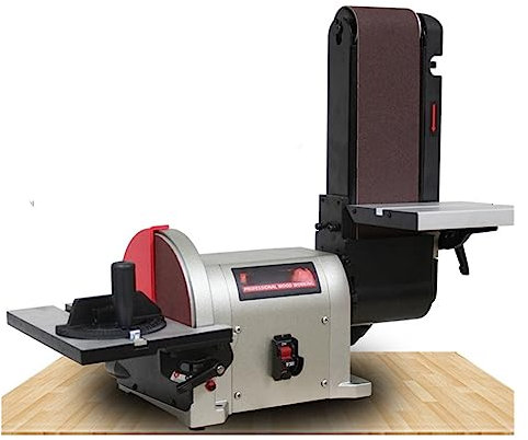 Mini lijadora de banda lijadora eléctrica pulidora Máquina de disco abrasivo, máquina pulidora de papel de arena, máquina afiladora, lijado de escritorio, herramientas multifunción de 2980r/min Fácil