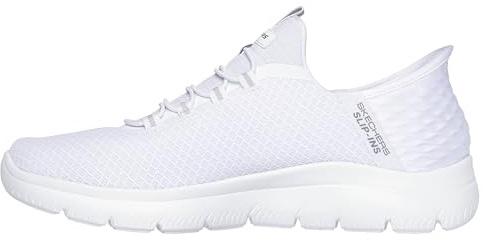 Skechers herr Summits High Range Sneakers, White Mesh/Trim, 42.5 EU