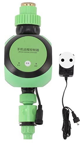 Tyenaza Sprinkler-Timer, WLAN, Automatischer Garten-Wasser-Timer, WLAN, Bluetooth, 5G, Dual-Control-Controller, Mobiler Fernbewässerungs-Timer, 100–240 V, Für Topfpflanzen Im Innenbereich, Garten(EU)