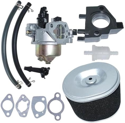 JSRVQKMS Für GX390 13HP GX 390 188F Rasenmäher Motorteil Vergaser Carb Luftfilter Kraftstoffleitung Filterdichtung 16100-ZF6-V01 Vergaser Carb Motorenteile Benzinmotor