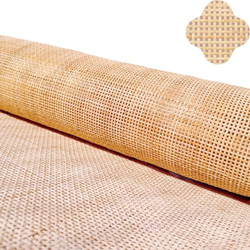 100cm de ancho, Rejilla Mimbre, Natural Ratan rollo mimbre 100 x 600cm, Talla Grande Rejilla Mimbre por Metros, Mimbre Rollo, Ratan, Rollo ratan, ratan rollo mimbre Natural para Muebles Tapizar sillas
