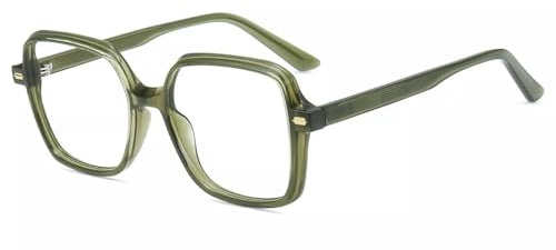 Firmoo Oversized Square Blue Light Blocking Glasses, Computer Gaming/TV/Phones Glasses for Women/Men
