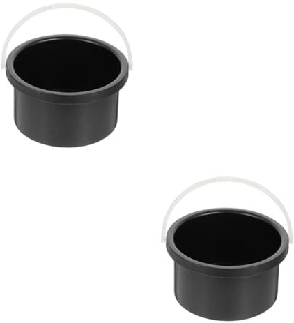 FOMIYES Kit De 2 Pots De Cire Pratiques Pour Lépilation Bol De Fusion De Cire Poignée Sûre Récipient De Fusion En Aluminium Pour Lépilation À La Cire