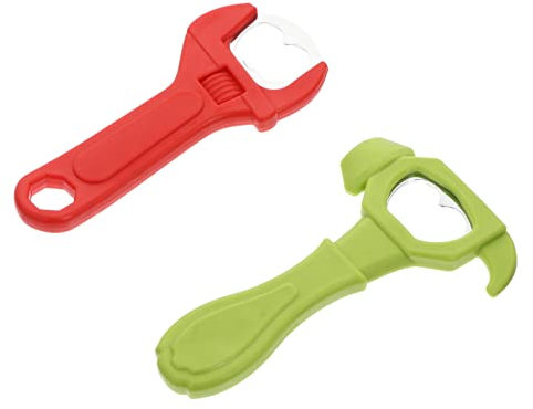 COLLBATH 2pcs Soda Bottle Opener Multifunctional Beer Opener Hammer Shape Novelty Party Favors