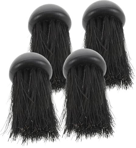 Warmhm 4-teiliges Ersatz-kaminbürsten-Set mit Weichen Borsten Kamin-reinigungsbürste für Kamin und Küche Mehrzweck