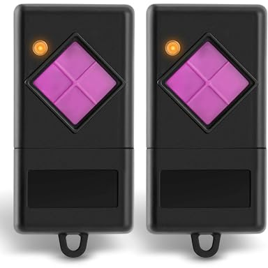 2 Stück für Dickert MAHS433-01: Garagentor-Handsender-Ersatz, 433,92 MHz