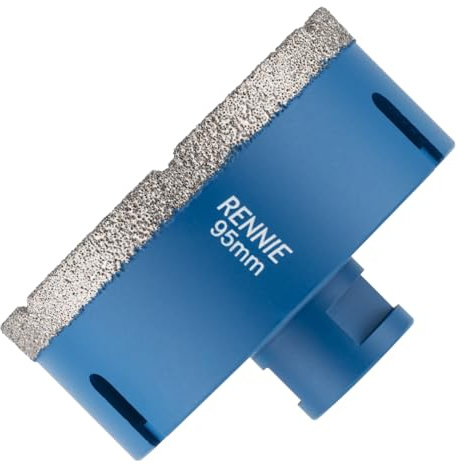 95mm Diamond Hole Saw Drill Bit With M14 Shank For Angle Grinders | For Porcelain Tiles Ceramic Slate Stone Granite Marble Glass. Diamond Core Holesaw / Hole Cutter M14 Thread For Angle Grinder