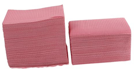 minkissy 125 Pièces Joint de Nettoyage Tableau Tapis Pratique Bavoirs imperméables Tapis de Table lingettes nettoyantes lingettes de Nettoyage Accessoire Tapis de Pratique ou Rose