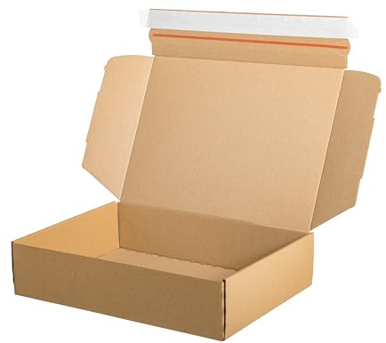 karton-billiger | DHL KLEINPAKET Versandkarton, selbstklebend, AM: 350x250x80mm, ab 20 St (20)