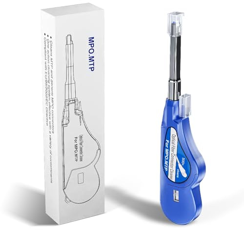 Stylo de nettoyage en fibre de verre, nettoyant de prise MPO/MTP | outil de nettoyage de fibre de verre, 600 opérations de nettoyage
